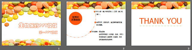 药片药品背景医学医疗PowerPoint模板