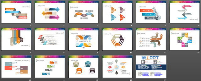 创意目录PowerPoint素材下载