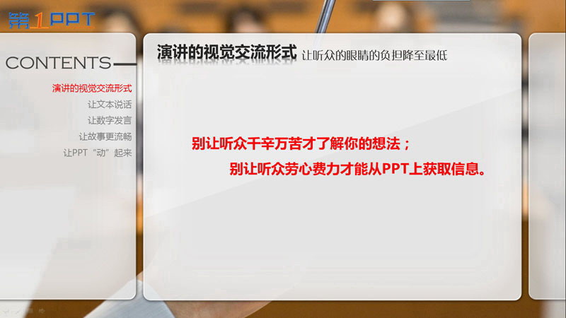 PPT制作教程:让PPT与演讲完美结合
