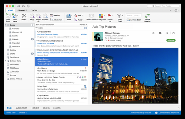 Office2016 for mac预览版来袭！
