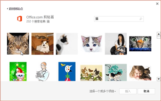 剪贴画网站上的猫图片示例