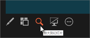 放大幻灯片