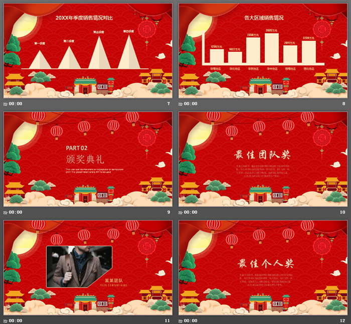 迎新年元旦联欢晚会PPT模板