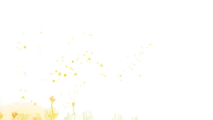 三张彩色水彩手绘花卉PPT背景图片