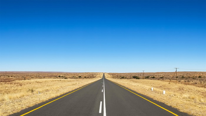 六张马路公路ppt背景图片