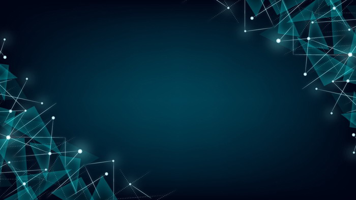 六张点线粒子科技PPT背景图片合集一