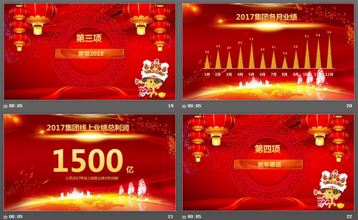 精美企业年会颁奖盛典PPT模板