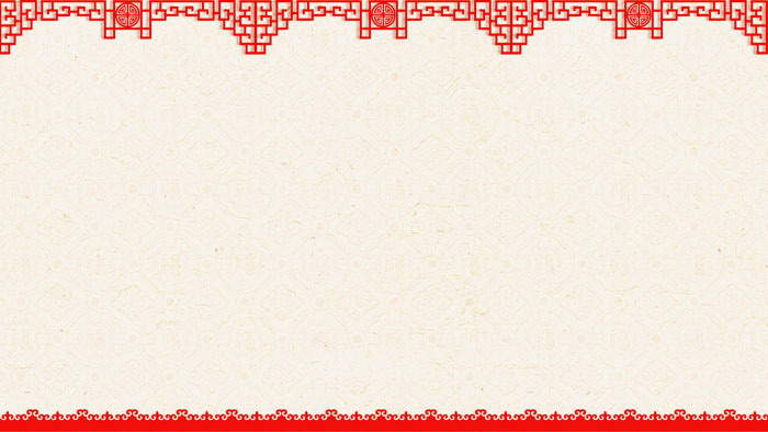三张红色剪纸风PPT背景图