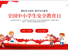 全国中小学生安全教育日宣传活动PPT课件免费下载