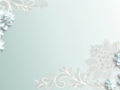 立体花朵PPT背景图片素材免费下载