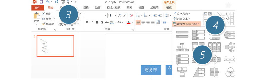 PPT制作技巧：如何快速产生一个复杂的组织架构图？