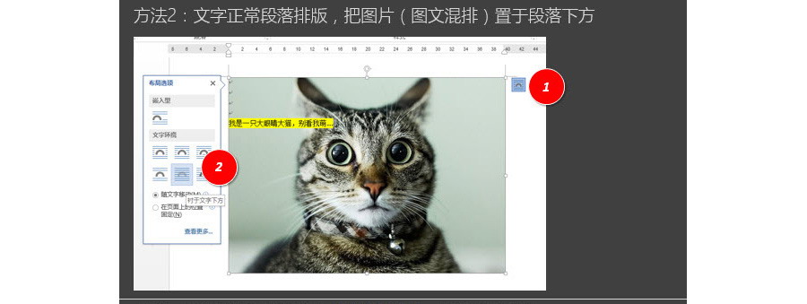 如何在Word中将文字写在图片上？